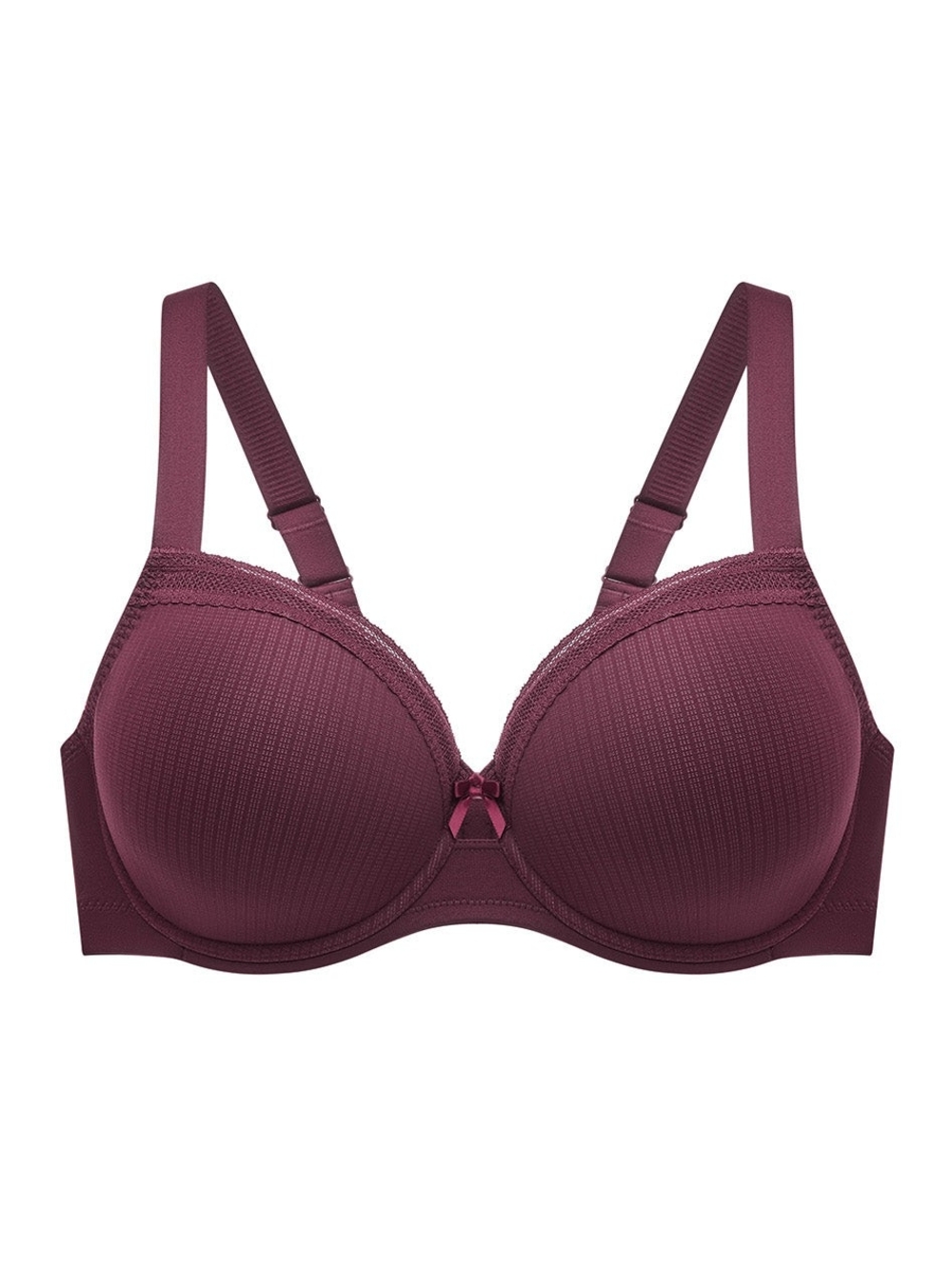 Understance Marion Smooth Flexwire Demi Bra - Burgundy 38G